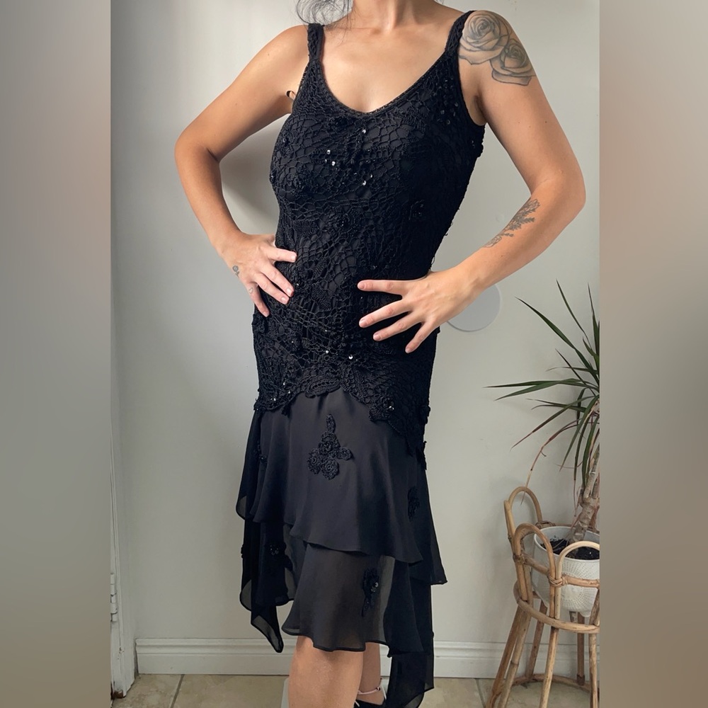 Y2K asymmetrical dress - Picture 2 of 12